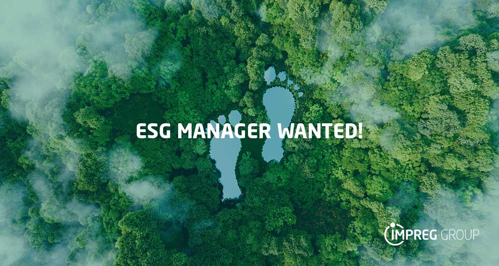 ESG MANAGER – Job offer at IMPREG Group